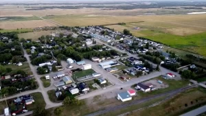Aerial Shot of Dundurn Saskatchewan